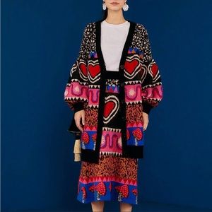 Farm Rio Graphic Elements Cardigan